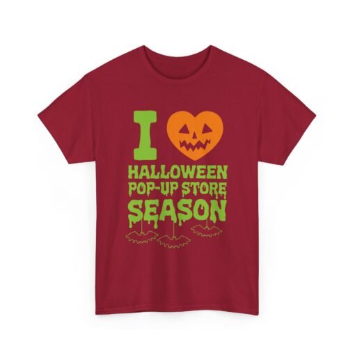 🎃🛍️ I Love Halloween Pop-Up Store Season Unisex T-Shirt – Spooky Shopping FTW - Image 22