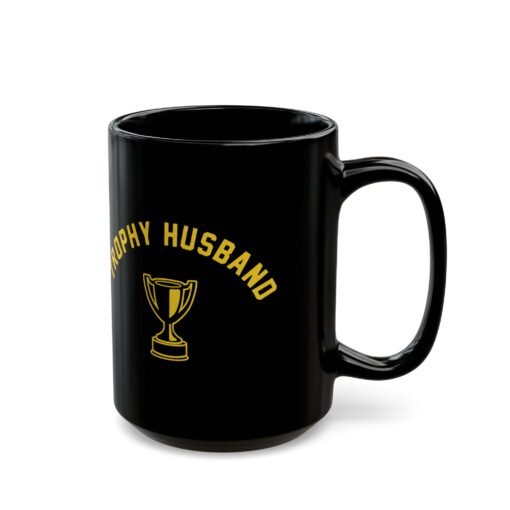 ☕🏆😎 Trophy Husband Black Mug – Sip Like a Winner - Image 8