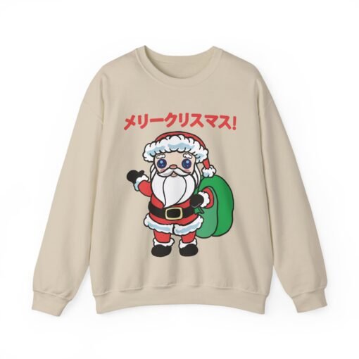 🎄 Kawaii Santa Unisex Sweatshirt – メリークリスマス, Cutified - Image 12