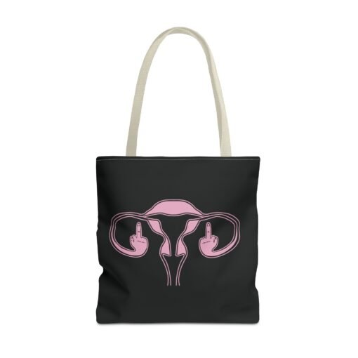 🖕🩷 Ovaries with Middle Fingers Tote Bag – Boldly Carry It All - Image 33