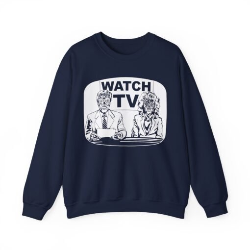 📺👽 Watch TV Unisex Sweatshirt – A Chilling Nod to They Live - Image 11