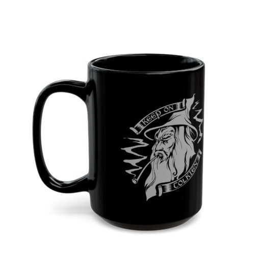 🧙‍♂️ Keep On Tolkien Black Mug – Wizard Wisdom in Every Sip - Image 7
