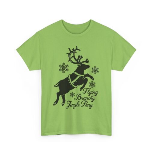 🦌✨ Flying Branchy Jingle Pony Unisex T-Shirt – Reindeer Ridiculousness at Its Finest - Image 13