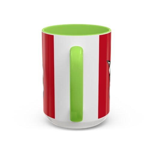 ☕🐱🎄 Elf Kitten Color Accent Mug – Sip with Holiday Whiskers & Cheer - Image 31