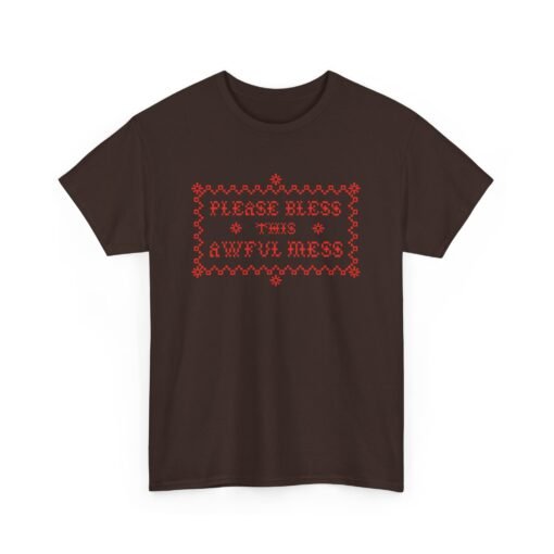 🧵😅 Please Bless This Awful Mess Unisex T-Shirt – Cross-Stitched Chaos, Worn with Pride - Image 16