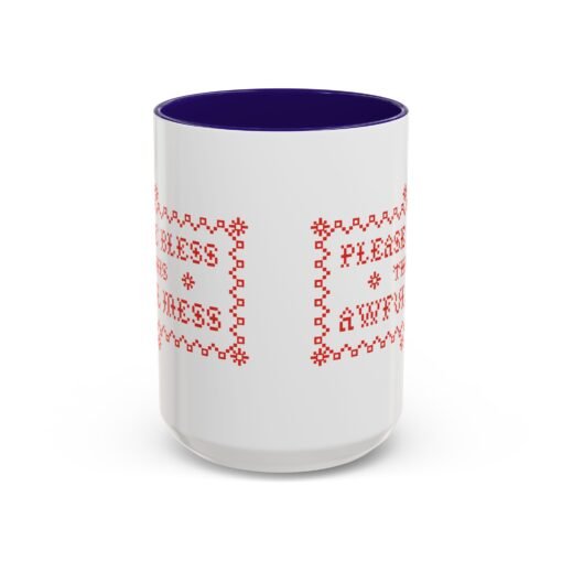 🧵☕ Please Bless This Awful Mess Accent Mug – Sip Through the Chaos - Image 53