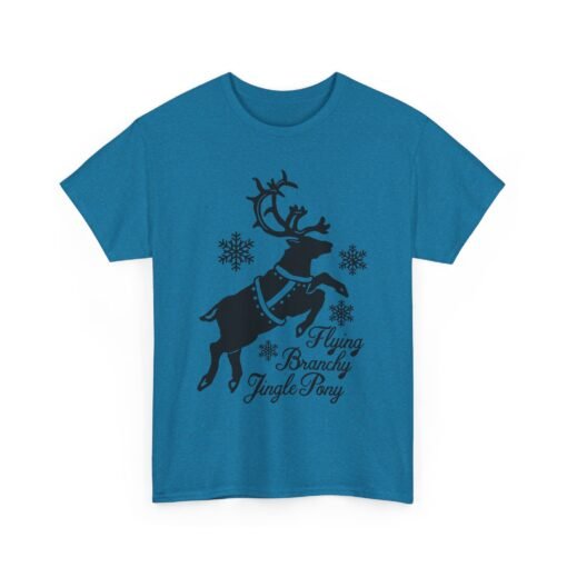 🦌✨ Flying Branchy Jingle Pony Unisex T-Shirt – Reindeer Ridiculousness at Its Finest - Image 17