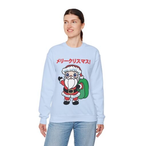 🎄 Kawaii Santa Unisex Sweatshirt – メリークリスマス, Cutified - Image 8