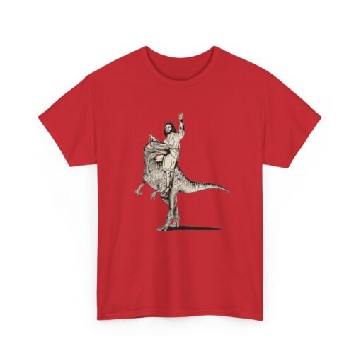 🦕✝️ Jesus Rides a Dinosaur Unisex T-Shirt – Prehistoric Praise & Holy Hilarity - Image 22