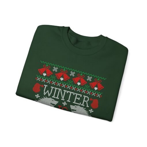 Winter is Coming | Ugly Christmas Sweater | Unisex | Sweatshirt | Direwolf - Image 3