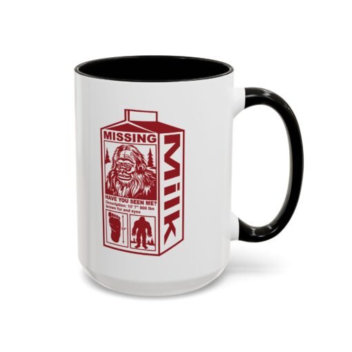 🦶🥛 Missing Bigfoot Color Accent Mug – Sip Like a Legend - Image 14