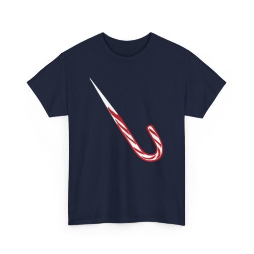 🍭🔪 Candy Cane Shiv Unisex T-Shirt – Sweet but Deadly Holiday Humor - Image 17