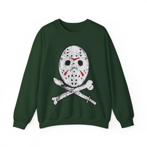 🏴‍☠️🔪 Camp Slasher Unisex Sweatshirt – Classic Horror, Killer Comfort - Image 8