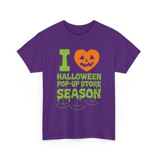 🎃🛍️ I Love Halloween Pop-Up Store Season Unisex T-Shirt – Spooky Shopping FTW - Image 21