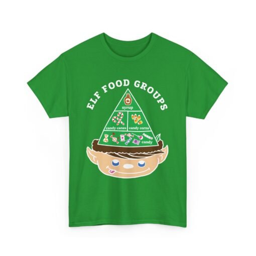 🍬 Elf Food Groups Unisex T-Shirt – Sweet Style, Straight from the North Pole - Image 12