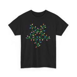 🔮 Holiday Pentagram Unisex T-Shirt – Festive with a Twist of Mischief