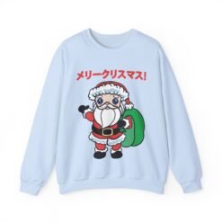 🎄 Kawaii Santa Unisex Sweatshirt – メリークリスマス, Cutified