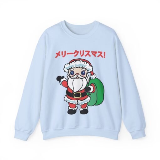 🎄 Kawaii Santa Unisex Sweatshirt – メリークリスマス, Cutified