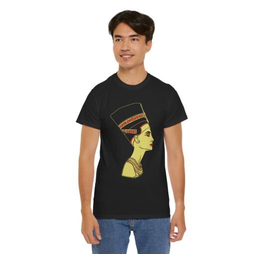 Nefertiti | Unisex | Heavy Cotton | T-Shirt | Egyptian Queen | Historical | Art - Image 8