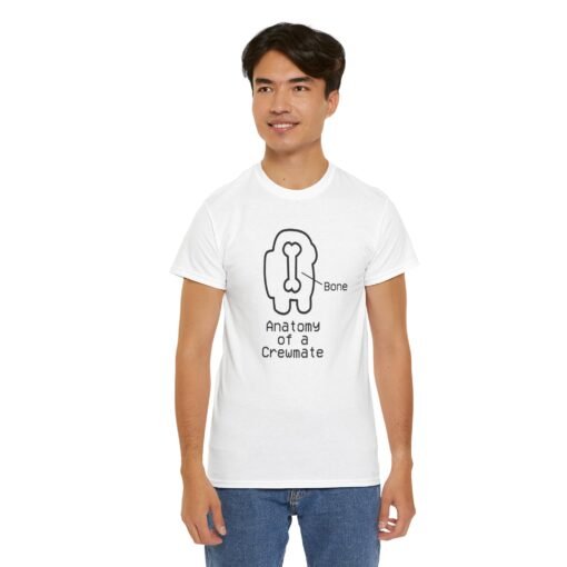 🔍🩻 Anatomy of a Crewmate Unisex T-Shirt – One Bone. Endless Mystery. - Image 8