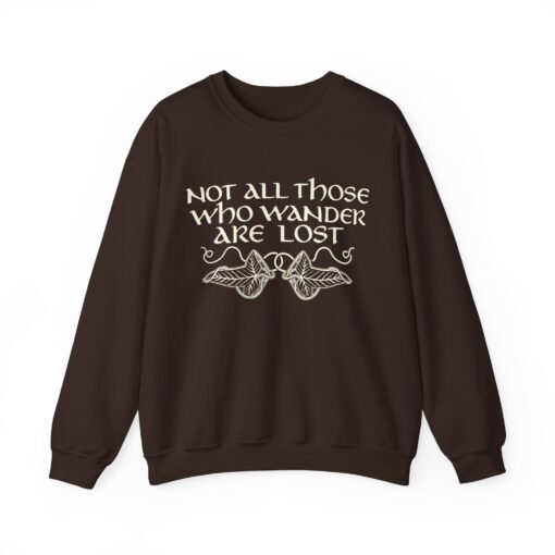 🌿 Not All Those Who Wander Are Lost Unisex Sweatshirt – Wander with Purpose - Image 18
