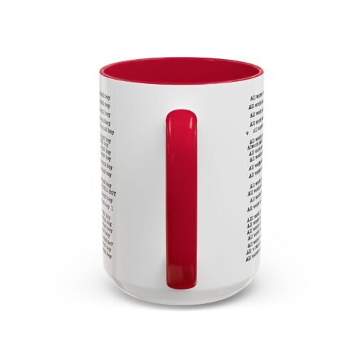 ☕ All Work and No Play Color Accent Mug – A Sip of Madness - Image 87