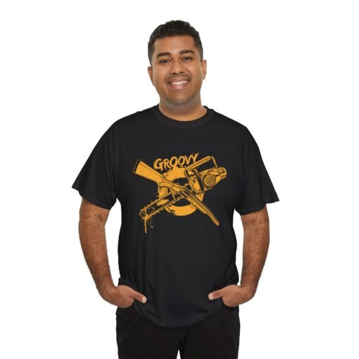 🪓🔫 Groovy Unisex T-Shirt – Hail to the King, Baby - Image 6