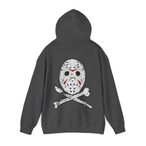 🏴‍☠️🔪 Camp Slasher Unisex Hoodie – Jason’s Jolly Roger Edition - Image 12