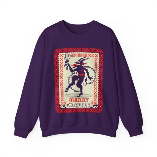 🎄👹 Merry Krampus Unisex Sweatshirt – Cozy, Creepy, Claus’s Worst Nightmare - Image 15