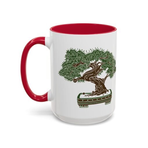 🌳 Bonsai Tree Accent Mug – Sip in Stillness - Image 88
