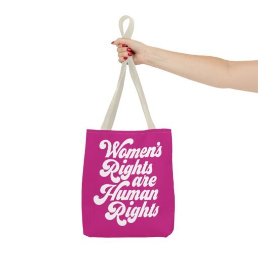 ✊💜 Women's Rights Are Human Rights Tote Bag – Equality On Your Shoulder - Image 28