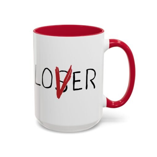 ☕ Loser / Lover Color Accent Mug – One Sip, Two Stories - Image 22