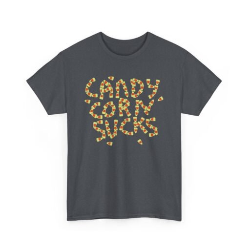 🍬🚫 Candy Corn Sucks Unisex T-Shirt – Sweet Font, Savage Truth - Image 17