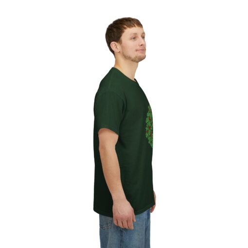 🎄 Holiday Wreath Unisex T-Shirt – Classic Cheer, Comfy Style - Image 7