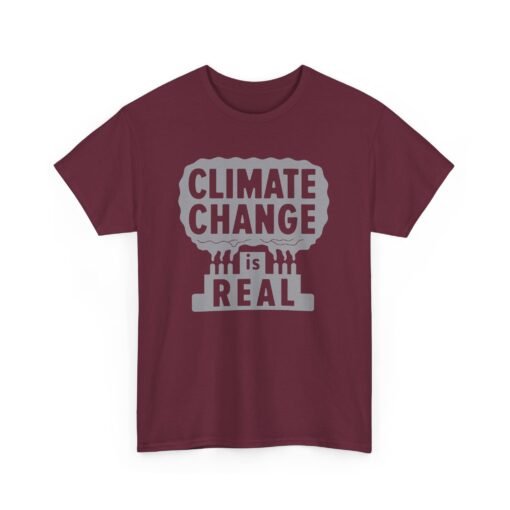 🌍💨 Climate Change Is Real Unisex T-Shirt – A Message in the Smoke - Image 12