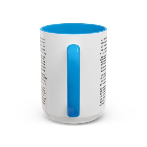 ☕ All Work and No Play Color Accent Mug – A Sip of Madness - Image 67