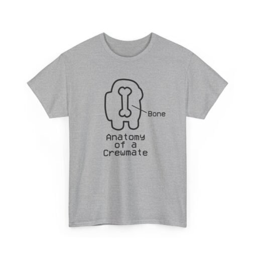 🔍🩻 Anatomy of a Crewmate Unisex T-Shirt – One Bone. Endless Mystery. - Image 13