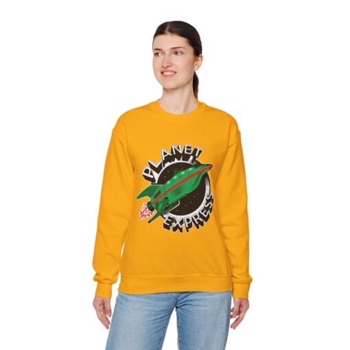 🚀 Planet Express Unisex Sweatshirt – Intergalactic Comfort, Futurama Style - Image 4