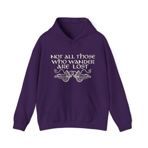 🌿 Not All Those Who Wander Are Lost Unisex Hoodie – For the True Adventurer - Image 19
