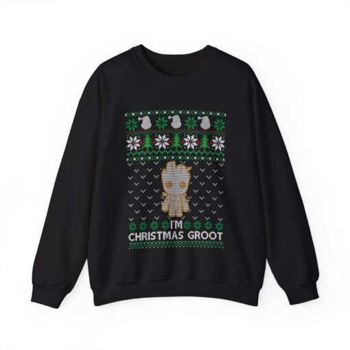 🌱🎄 Merry Grootmas Ugly Christmas Sweatshirt – Deck the Halls with Tiny Tree Joy - Image 10
