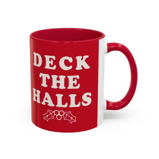 ☕ Deck the Halls Color Accent Mug – Sip Into the Season - Image 22