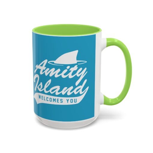 🦈 Amity Island Color Accent Mug – Welcomes You (and the Shark) - Image 42