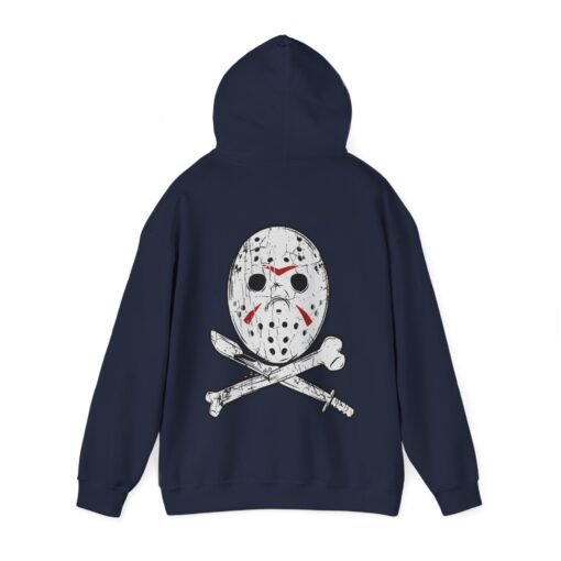🏴‍☠️🔪 Camp Slasher Unisex Hoodie – Jason’s Jolly Roger Edition - Image 13
