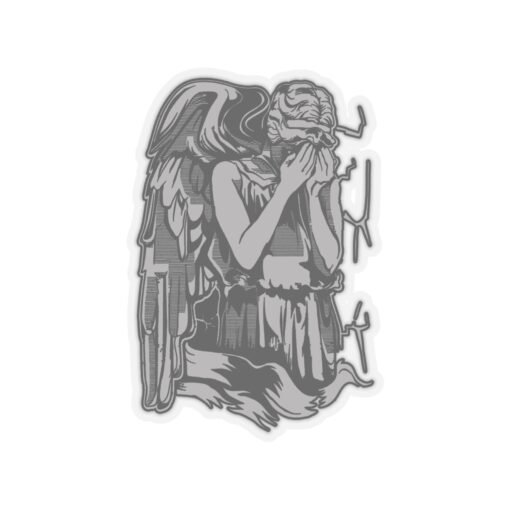 🗿👁️ Weeping Angel Indoor Sticker – Don’t Blink! - Image 16
