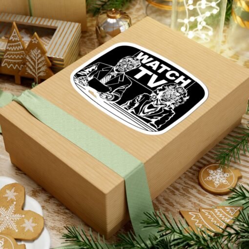 📺👽 Watch TV Indoor Sticker – A Subversive Shoutout to They Live - Image 3