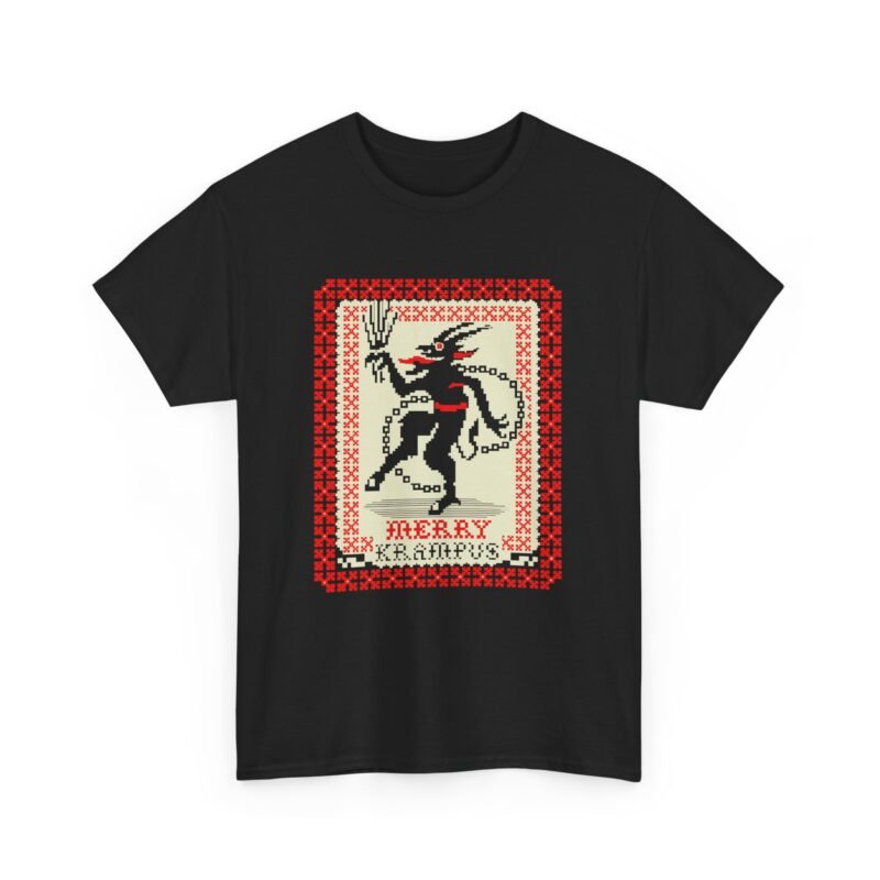 🎄👹 Merry Krampus Unisex T-Shirt – Ugly Sweater, Naughty Vibes