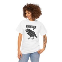 Alternative view of 🖤 Nevermore Unisex T-Shirt – Dark, Poetic, and Timeless