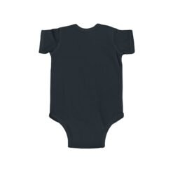 Alternative view of 🩷 Ovaries with Middle Fingers Baby Bodysuit – Small but Mighty