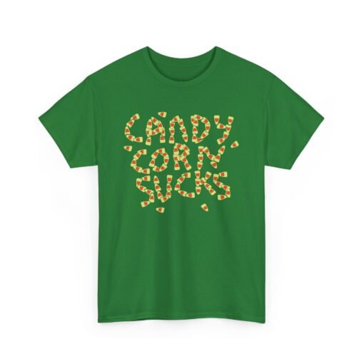 🍬🚫 Candy Corn Sucks Unisex T-Shirt – Sweet Font, Savage Truth - Image 14