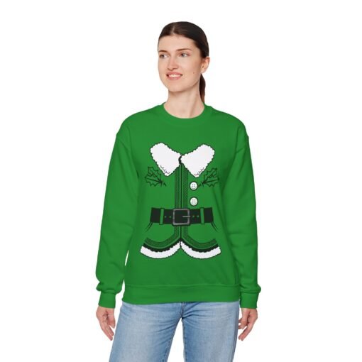 🧝‍♂️❄️ Elf Tunic Costume Unisex Sweatshirt – Cozy Cheer in Full Costume Gear - Image 4